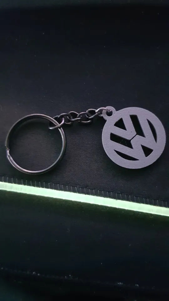 3d printed vw keychain